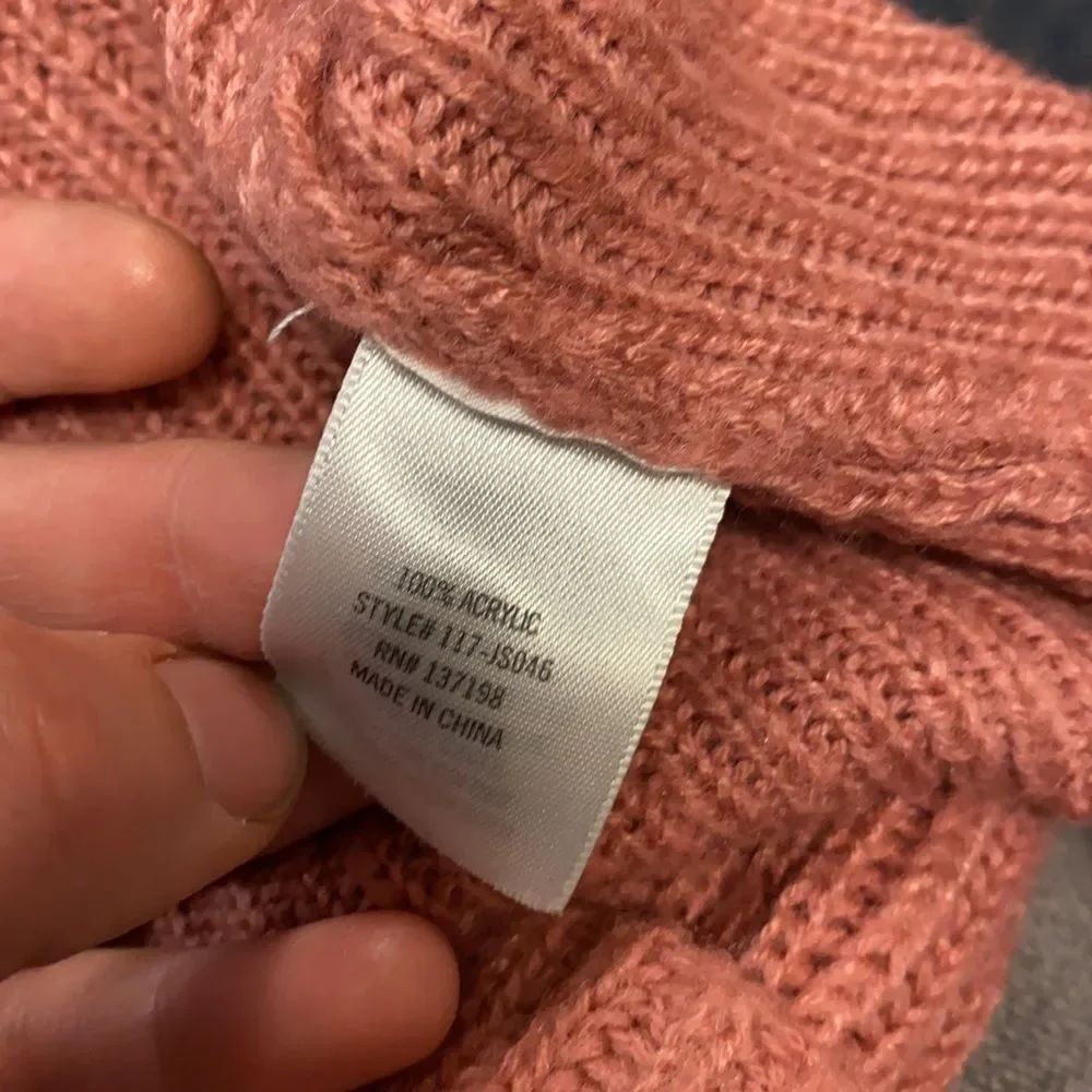 Pink Ruffle Sleeve Sweater sz. M - Picture 3 of 3